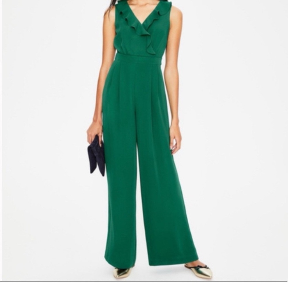 Boden Ruffle Jumpsuit